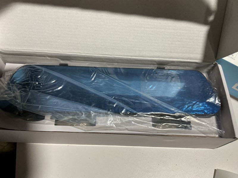 Condition photo showing Good Condition for Mirror Dash Cam Front and Rear Dash Car Camera 4 inch 1080P IPS Screen Rear View Mirror Dash Cam Mount with Loop Recording Motion Detection Reverse Assistance P2-4 inch