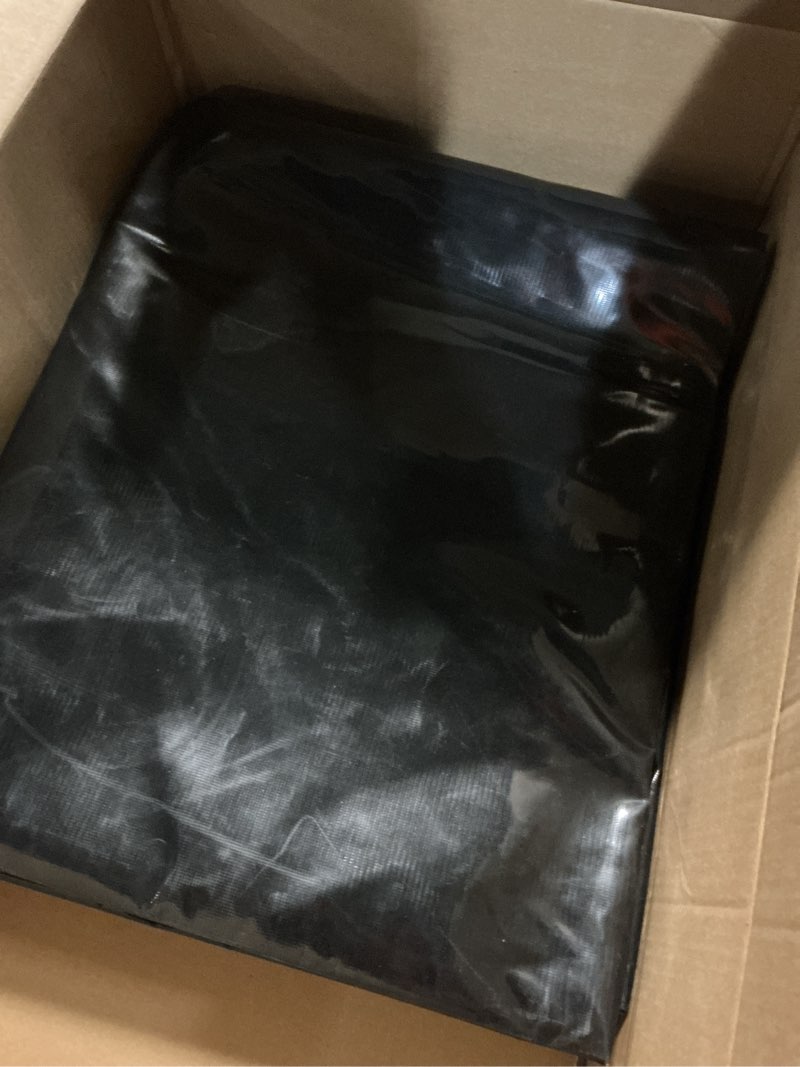 Condition photo showing New/Like New for heavy duty portable crowd control 8ft barricade jacket cover - angry bull barricades black