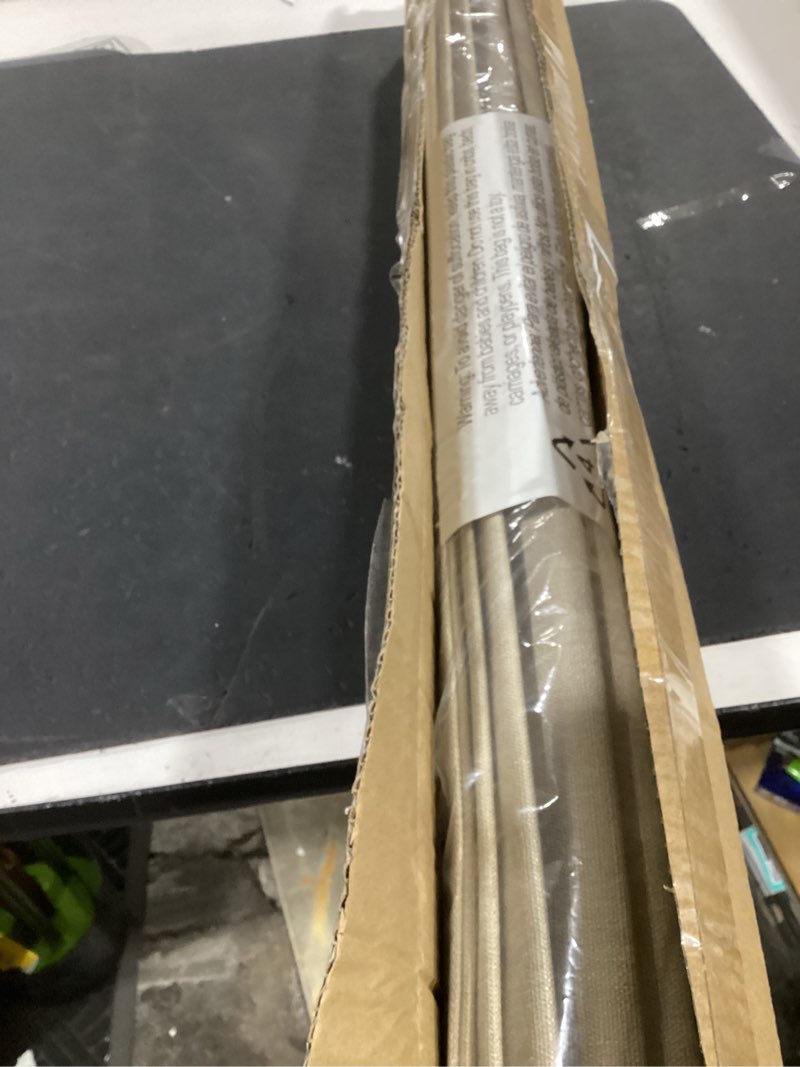 Condition photo showing Good Condition for 100% blackout no tools no drill cordless roman shades for windows, size 34 1/4" w × 48" h (for windows 34.5" w × 48" h) blackout - beige blackout - beige 34.5" w × 48" h