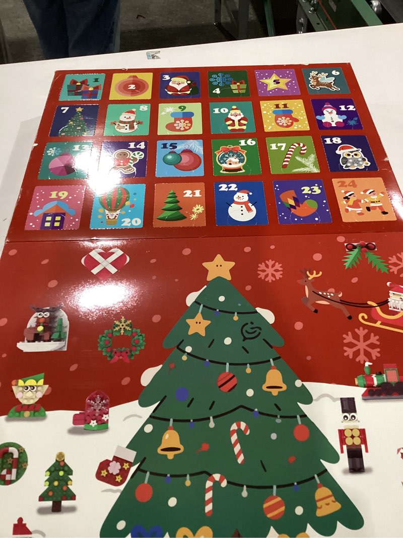 Condition photo showing New/Like New for HOGOKIDS Advent Calendar 2025 Christmas Refrigerator Magnets Ornaments Building Set, 24 Day Countdown Calendar Magnetic Building Block for Fridge Xmas Decor Stocking Stuffer Gift Toy for Adult Kid Boy