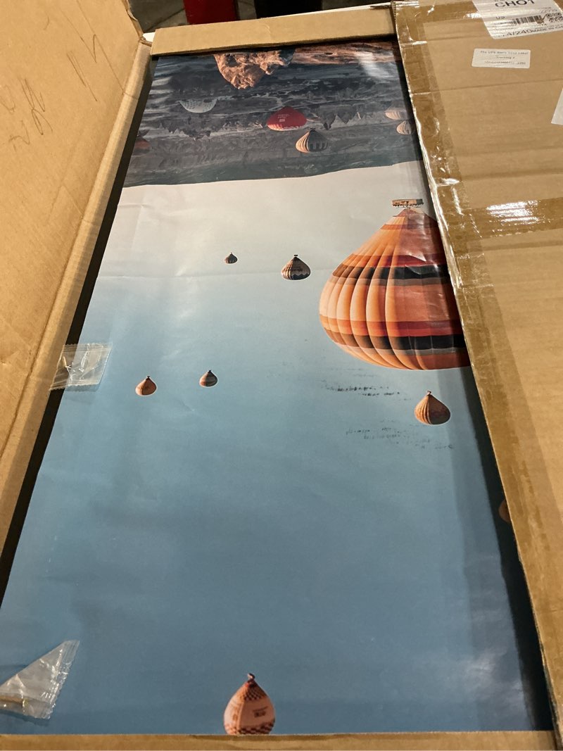 Condition photo showing Good Condition for 22.375x34 Picture Frame for Wall Display, 22.375x34 Black Picture Frame with Shatter Resistant Plexiglass, Stable and Sturdy 22.375 x 34 Poster Frame for Wall Display, Gift Collection, 1 Pack