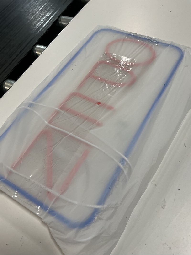 Condition photo showing As Is for 22" x 11" led neon open signs for business, large open signs, plug in electric light up with on/off switch, ultra bright open sign for bar salon coffee stores club hotel (vertical) (blue/red-vertical) 22 x 11 inches with ac adapter
