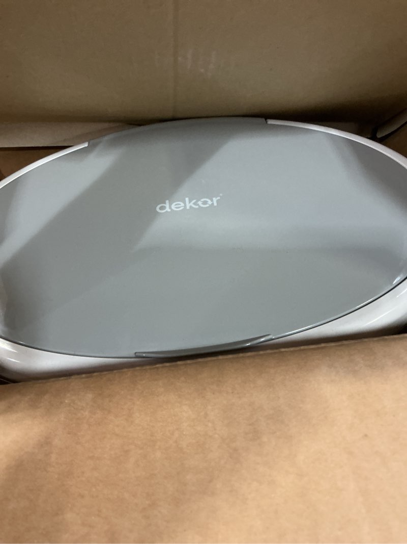 Condition photo showing Good Condition for Diaper Dekor EKO Plus Diaper Pail, White | ONLY Eco-Friendly Diaper Pail Made with 70% Recycled Materials | Hands-Free: Step–Drop–Done | Cost-Effective Refill System |Great Cloth Diaper Pail Eko White