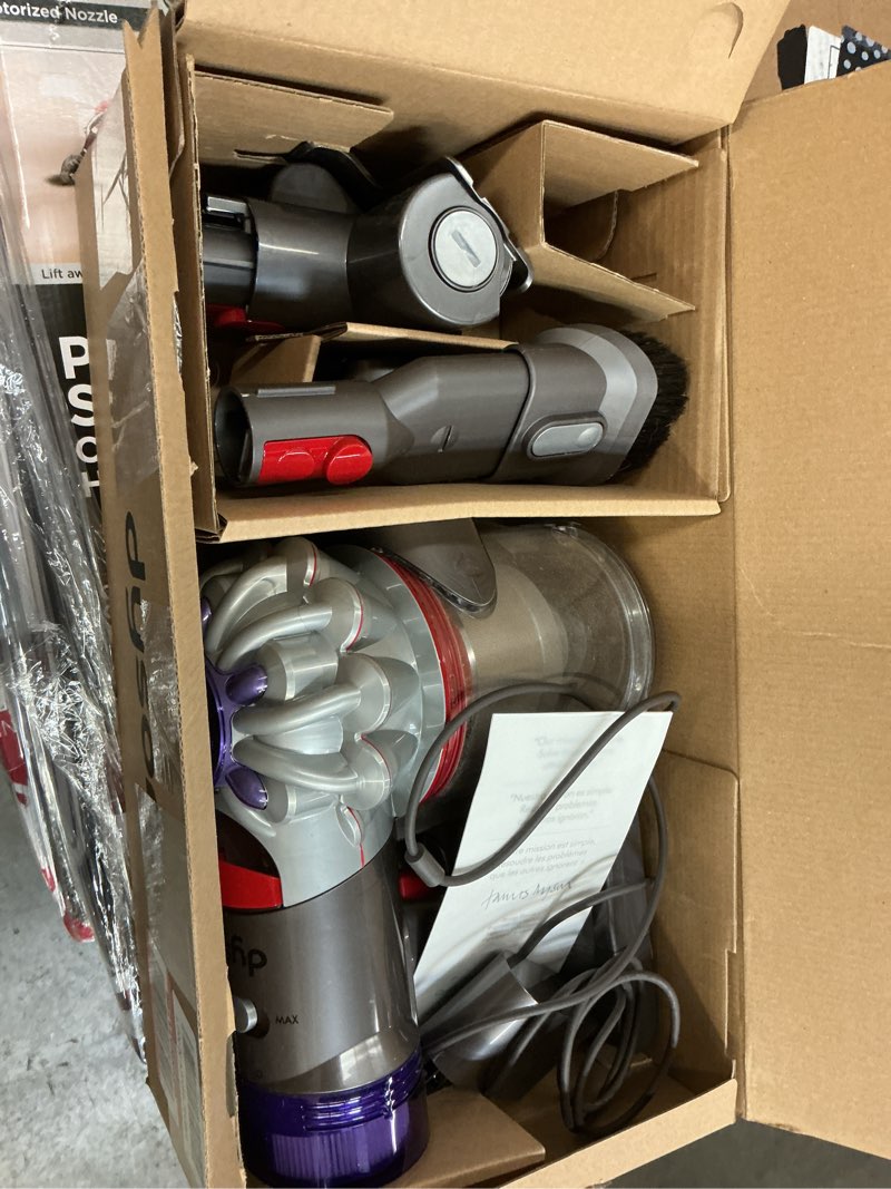 Condition photo showing As Is for Dyson Car+Boat Handheld Vacuum, Cordless and Lightweight, Cleans Hard Surfaces and Upholstery, 115AW, 2 Power Modes, Up to 50 Minutes²