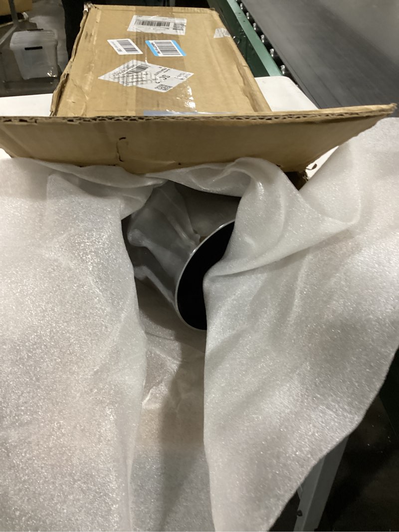 Condition photo showing Good Condition for Exhaust Tip, 5 Inch Diesel Exhaust Tip Elbow Tip with clamps, 5 to 6 Inch Exhaust Chrome Exhaust Tips Elbow– Polished Diesel Exhaust Tip for Pickup Truck, Car, Truck 5'' Inlet 6'' Outlet 5'' Inlet 6'' Outlet