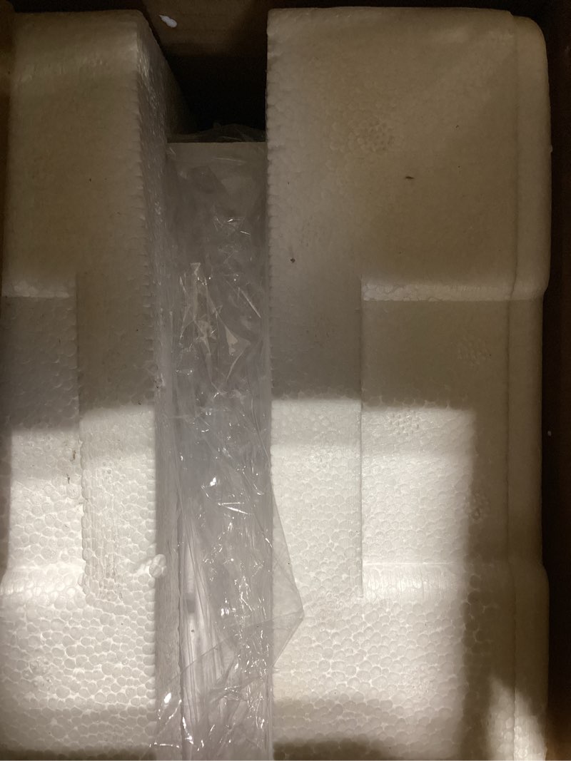 Condition photo showing New/Like New for SONGMICS Mirror Jewelry Cabinet Armoire Organizer, Wall or Door Mount Storage Cabinet with Full-Length Frameless Lighted Mirror, Built-in Makeup Mirror, 2 Drawers, Lockable, White UJJC013W01