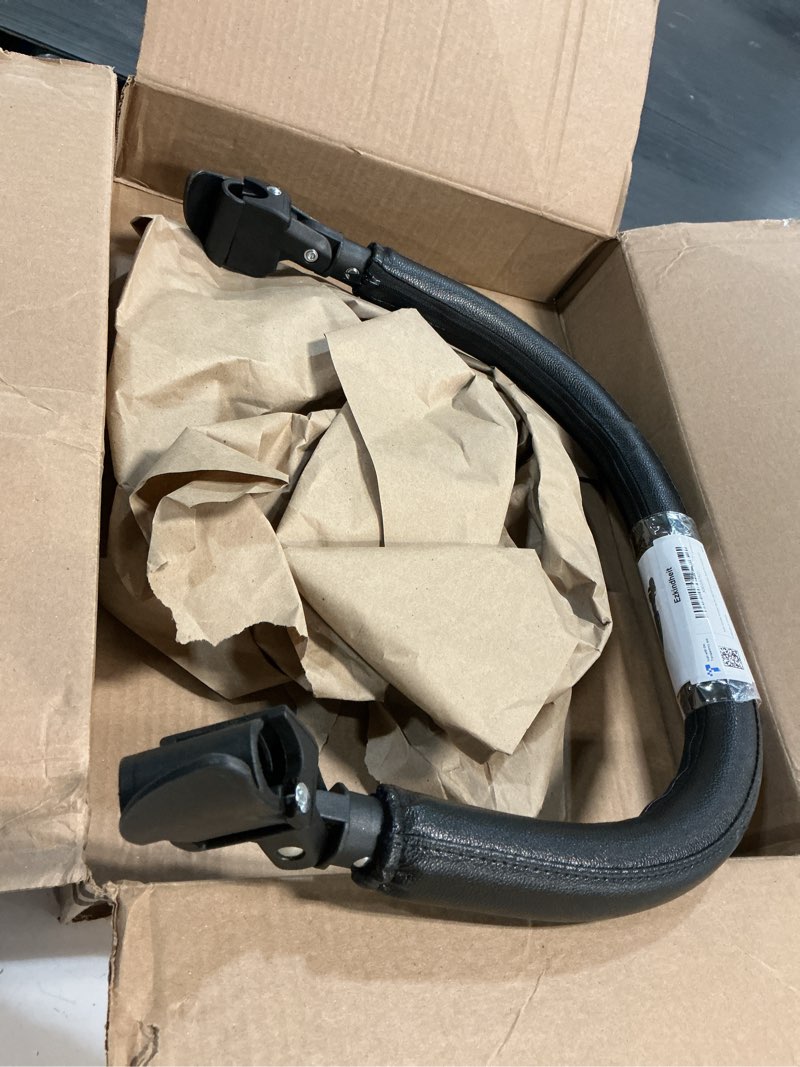 Condition photo showing As Is for baby stroller bumper bar,armrest, handle, crossbar accessories for bbz yoyo and yoyo+,black pu leather