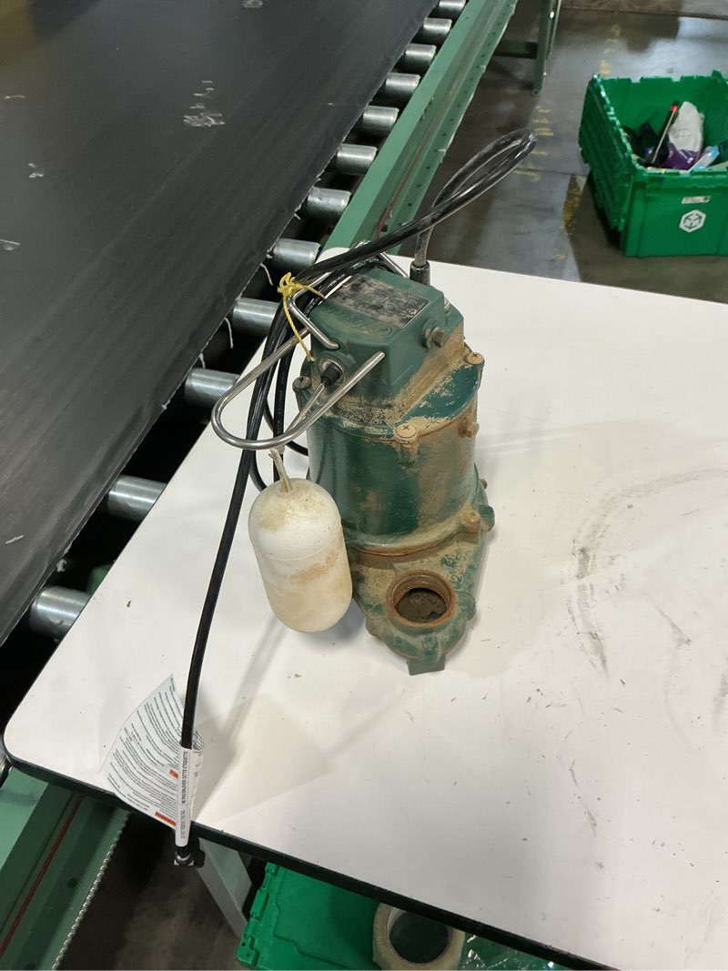 Condition photo showing As Is for zoeller m98 flow-mate pn: 98-0001 used surplus