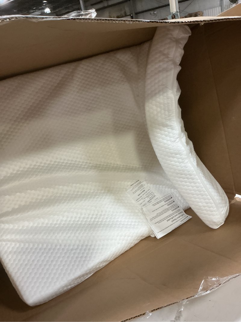 Condition photo showing Good Condition for Lisara Mini Crib Mattress, 38" x 24" x 3" Dual Sided Gel Memory Foam Mattress with Waterproof, Removable and Breathable Ice Silk Cover Mini Crib Mattress 38" x 24" x 3"