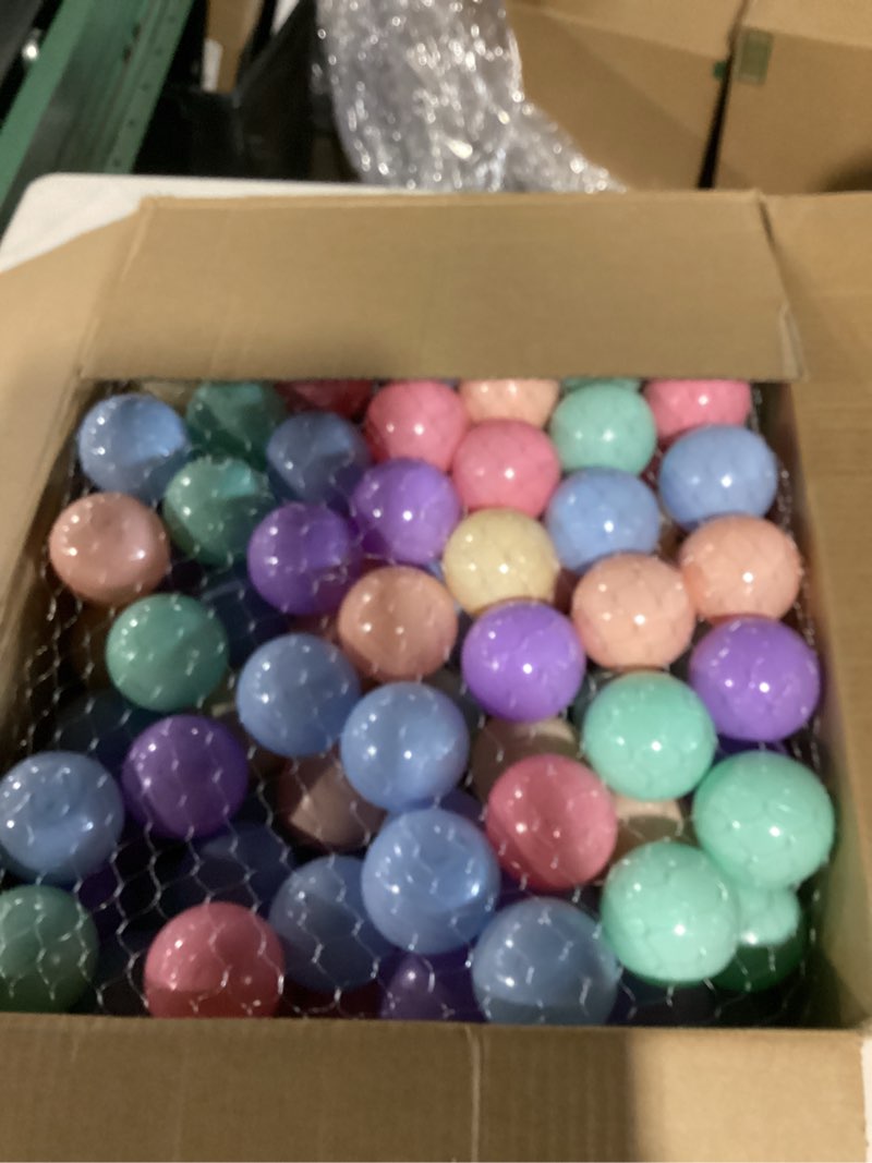Condition photo showing Good Condition for gogoso ball pits balls for toddlers pack of 50 100 200 plastics shape ball non-phthalate non-bpa non-toxic 2.2-inch crush proof play balls 200 balls macaron colors