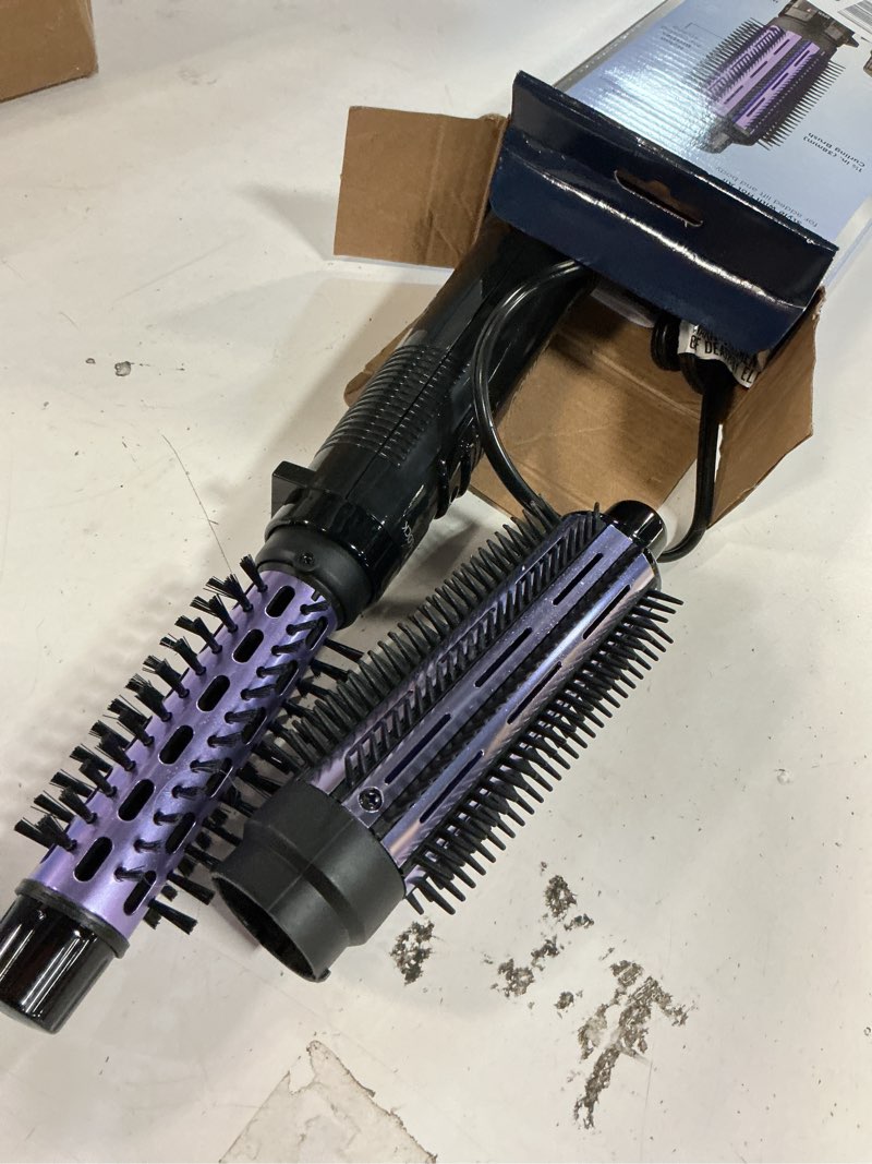 Condition photo showing Good Condition for Conair 2-in-1 Hot Air Curling Combo  Includes 1.5-inch Curl Brush and 1.0-inch Aluminum Bristle Brush CD160NN