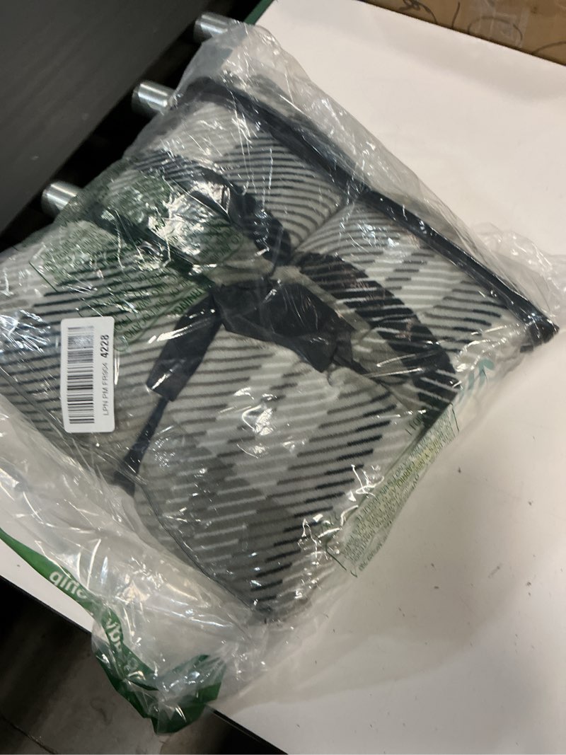 Condition photo showing Good Condition for Lavish Home Blanket Throw – Oversized Plush Woven Polyester Sherpa Fleece Plaid Throw – Breathable and Machine Washable in Phantom