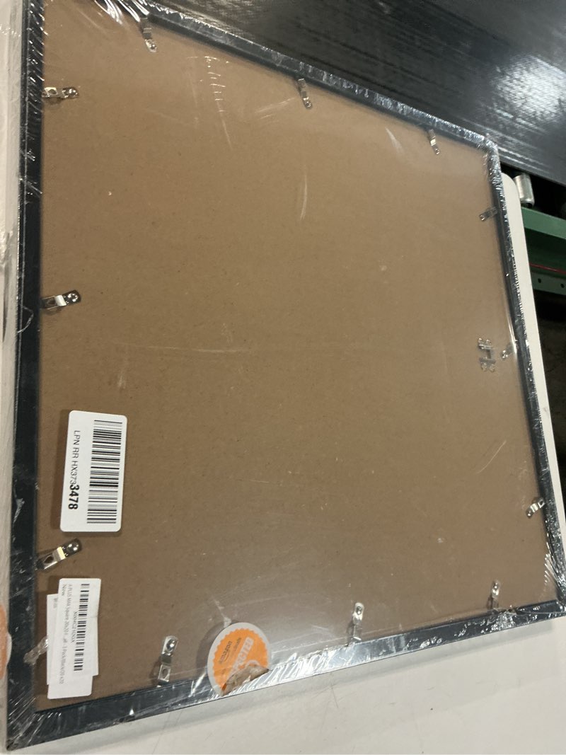 Condition photo showing New/Like New for A PLUS MAX Square 20x20 Frame Set of 3, Black Engineered Wood Picture Frame for 20 x 20 Picture Poster Photo, Light Weight 20by20 Frame with Wood-grain for Wall - 3 Pack/Black/20 x20 3 20x20