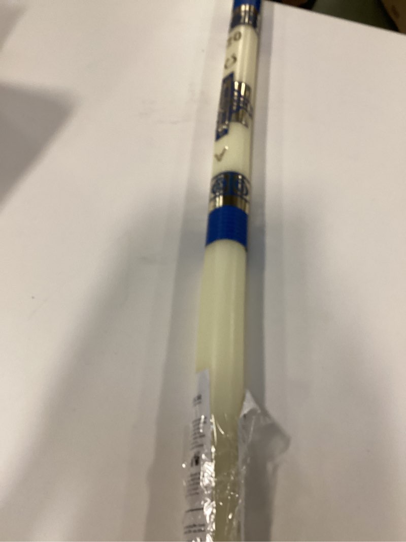 Hand Crafted Christ The Redeemer Beeswax Paschal Candle *Blue and Silver