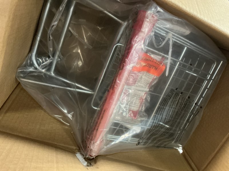 Condition photo showing Good Condition for Melissa & Doug Toy Shopping Cart, Grocery Store Pretend Play Toys with Sturdy Metal Frame & Working Wheels, Toddler Shopping Cart, Preschool Learning Toys for Girls & Boys 3+