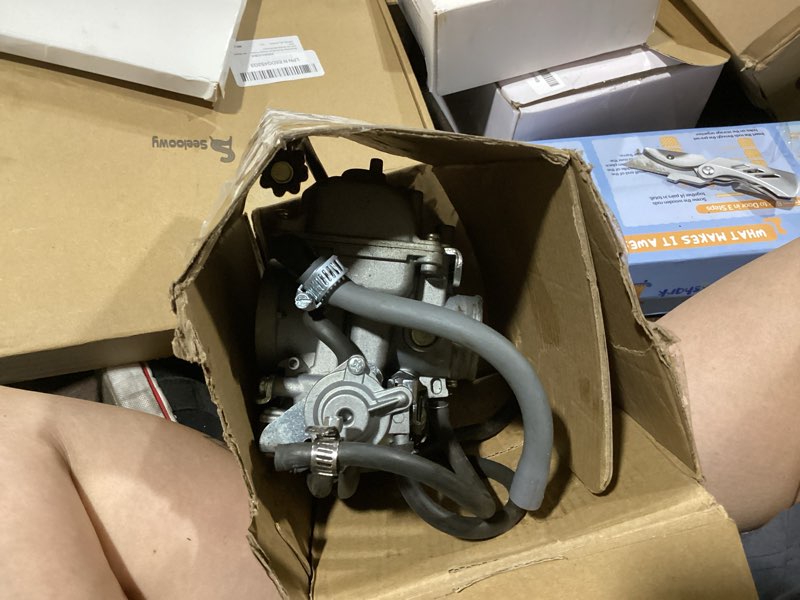 Condition photo showing As Is for laffoonparts carburetor carb replacement for kawasaki ninja 250r 250 ex250 1988-2007#15001-1433 15003-1602