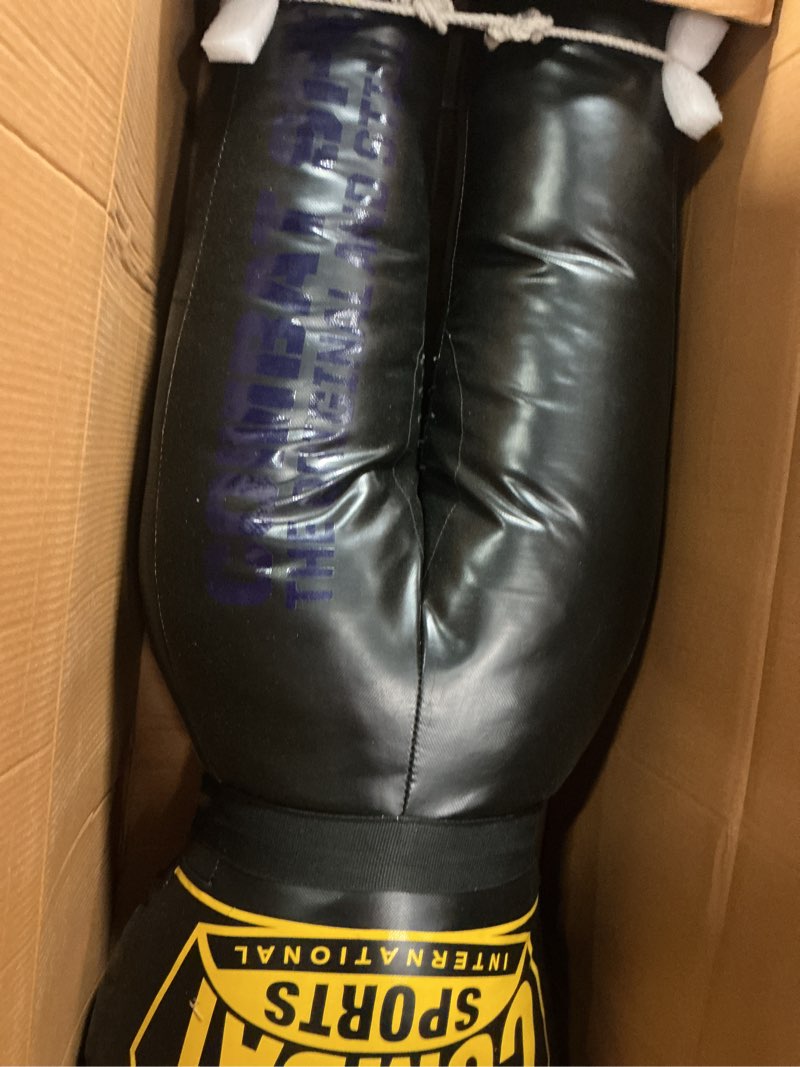 Condition photo showing Good Condition for combat sports legged grappling dummy – 35 to 140 lb nylon training partner for mma, jiu-jitsu, wrestling, takedowns, throws, submissions & striking original, 35 lbs