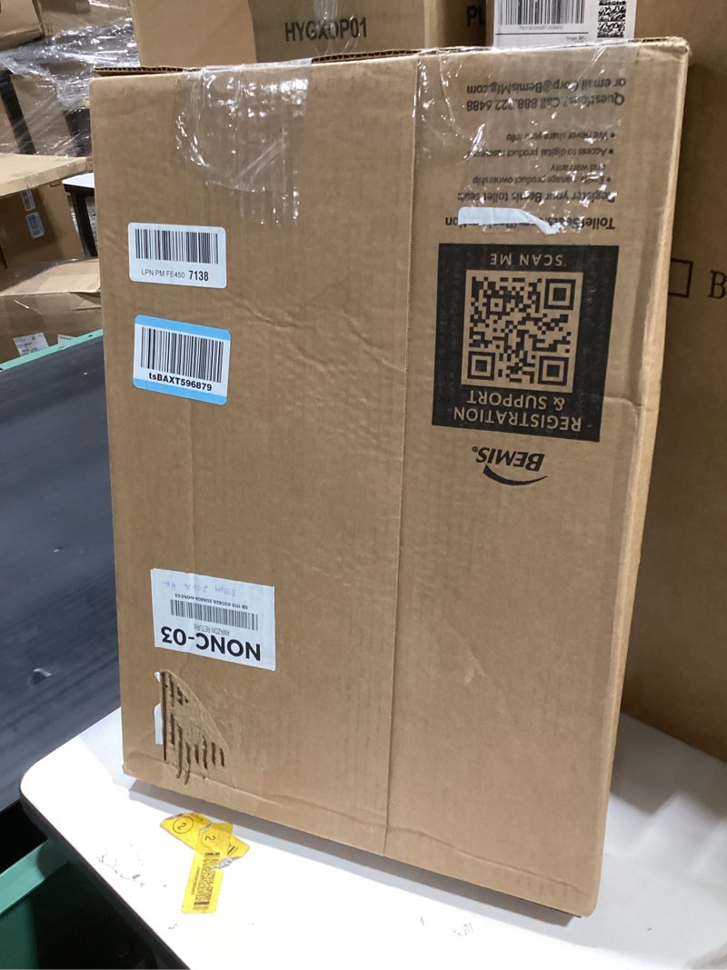 Condition photo showing Good Condition for Mayfair NextStep2 Toilet Seat with Built-In Potty Training Seat, Slow-Close, Removable that will Never Loosen, Elongated, White Elongated (1-Pack) 1-Pack