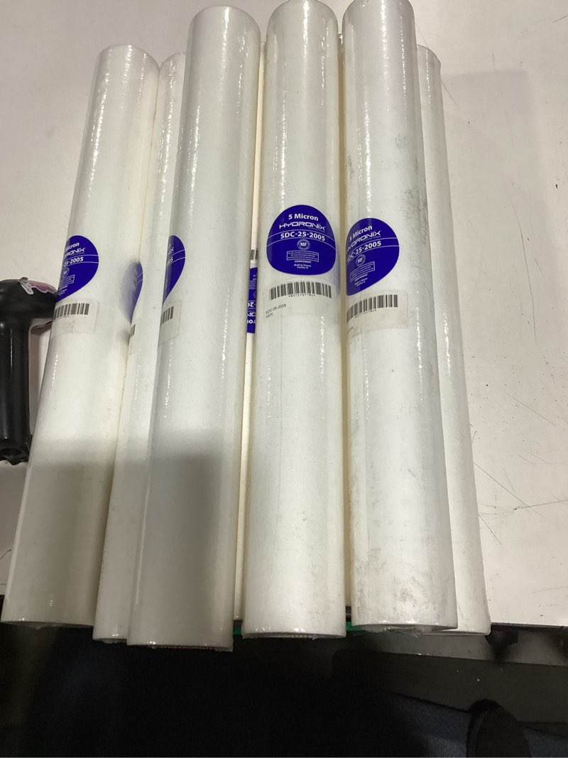 Condition photo showing Good Condition for hydronix sdc-25-2005 sediment water filter cartridge 2.5" x 20" - 5 micron - whole house, ro systems or commercial use