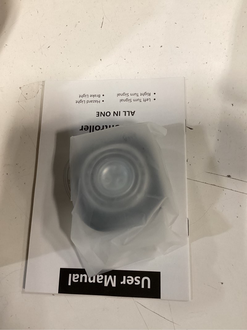 Condition photo showing Good Condition for luvan smart bike light with remote controller - sync front & rear led light set, 5 night & daytime mode | turn signals | brake lights, rechargeable bicycle light for night riding, dog, running,scooter 2pcs lights + remote controller