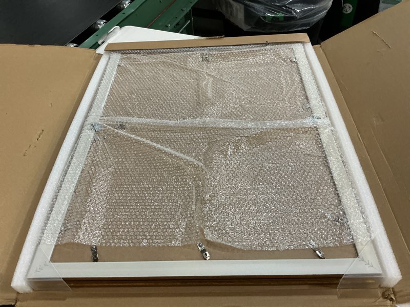 Condition photo showing Good Condition for 18x24 picture frame with real glass set of 2, vintage frames - antique style frames for wall - ornate frame for rustic gold office or home decor display family friends wedding gift ps-gold-2pcs 18x24in