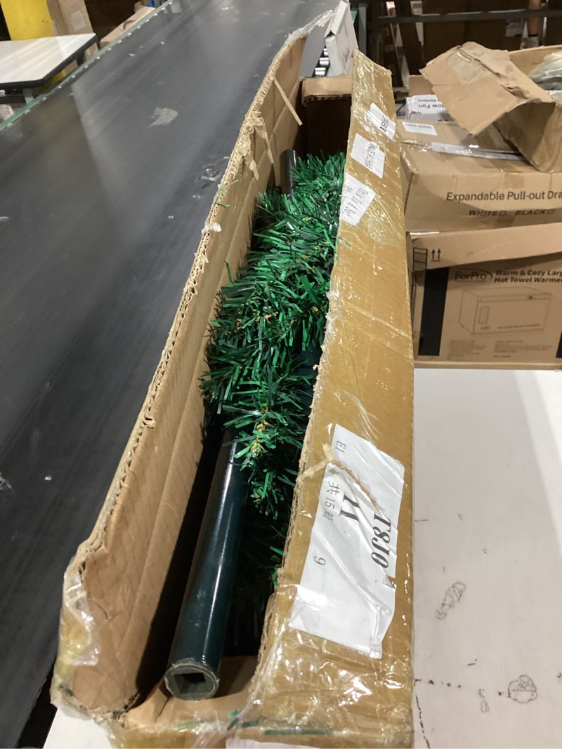 Condition photo showing Good Condition for 6ft ramadan moon tree: lighted crescent artificial tree with star string led eid outdoor decoration for eid ramadan garden home bedroom party decor(green) green 6ft