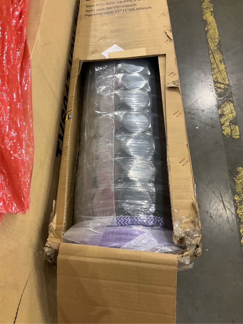 Condition photo showing Good Condition for Full Size Mattress, 14 inch Full Medium Firm Memory Foam Mattress, Fiberglass Free, CertiPUR-US Certified Safe Materials, 7 Zon Pocket Springs, Strengthen Edge Suppor Mattress in a Box Full 14 Inch