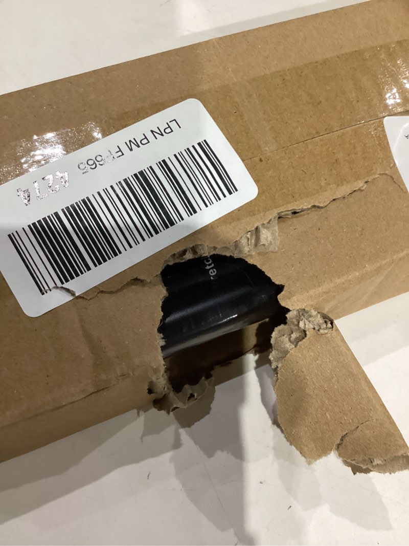 Condition photo showing Good Condition for curtain rods for windows 32-48 inch, 5/8 inch decorative curtain rod set, matte black splicing heavy duty metal curtain rod with brackets 32-46" black