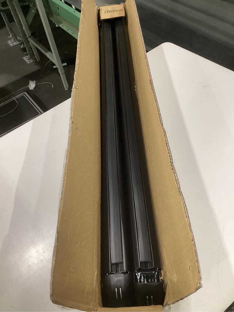 Condition photo showing Good Condition for munirater universal 43.3 inch black roof rack cross bar top luggage aluminum carrier adjustable window frame 2pcs