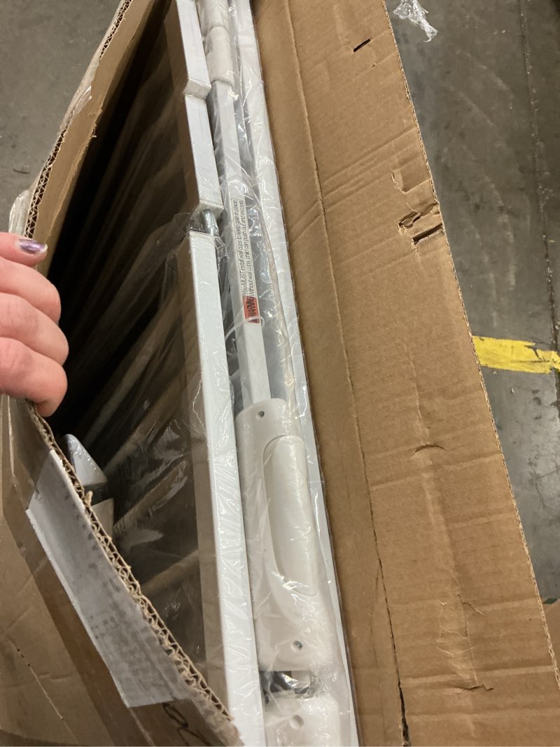 Condition photo showing New/Like New for Baby Gate for Doorways Stairs Hallway 81.1-85.8 Inch Wide, Walk Through Child Gates with Pressure Mounted Extention Kit, Indoor Safety Child Gates for Kids or Pets