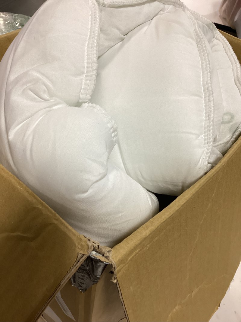 Condition photo showing As Is for Ultra Soft Queen Size Mattress Topper - Viscose Made from Bamboo Pillow Top Mattress Pad for Back Pain Relief - Naturally Cooling for Hot Sleepers, Green