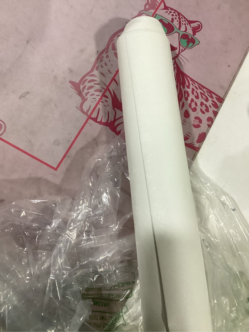 Condition photo showing Good Condition for livelynine white textured wallpaper stick and peel modern 15.8x394 self adhesive contact paper for walls ceiling bedroom bathroom waterproof prepasted texture wall paper off white cream accent vinyl 394" x 15.8" textured off white