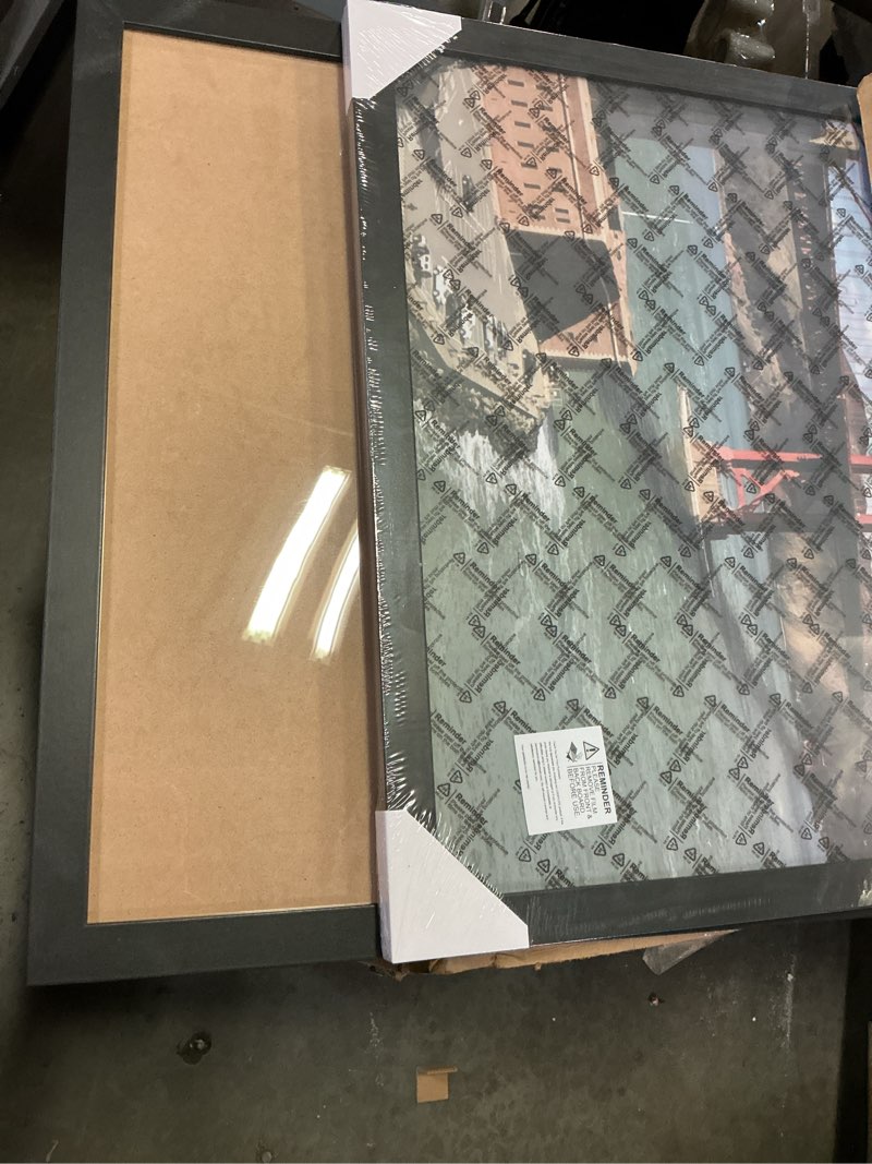 Condition photo showing Good Condition for LUCKYLIFE 19.25x26.75 Puzzle Picture Frame, Wall Hanging Poster Frames, Display Pictures 19.25 x 26.75 without Mat, Pack of 2, Black Black 19.25x26.75