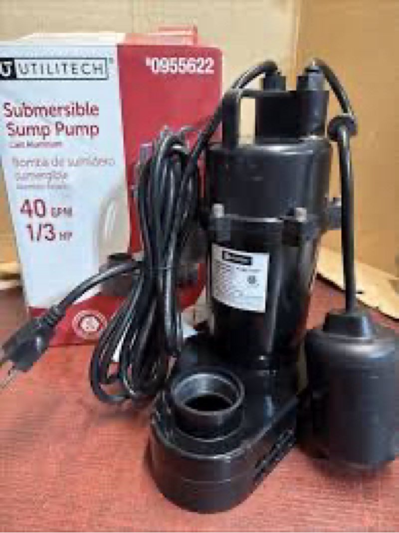 Utilitech Submersible sump pump