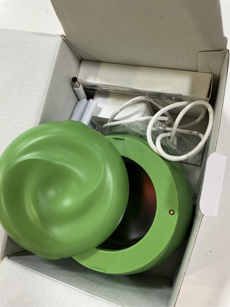 Condition photo showing Good Condition for ultrasonic retainer cleaner machine 48khz denture and aligner cleaning pod for mouth guards night guards dental trays braces toothbrushes jewelry with 200ml capacity (green)