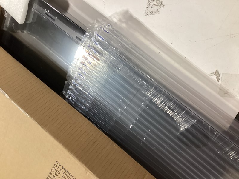 Condition photo showing New/Like New for Horizontal RV Window, 30" W x 24" H Tinted Sliding RV Window with Net Screen and Trim Ring, Suitable for 15/16" or 1-3/8" and Slightly Thicker Up to 1/16" Walls, DOT Approved 30x24in 1