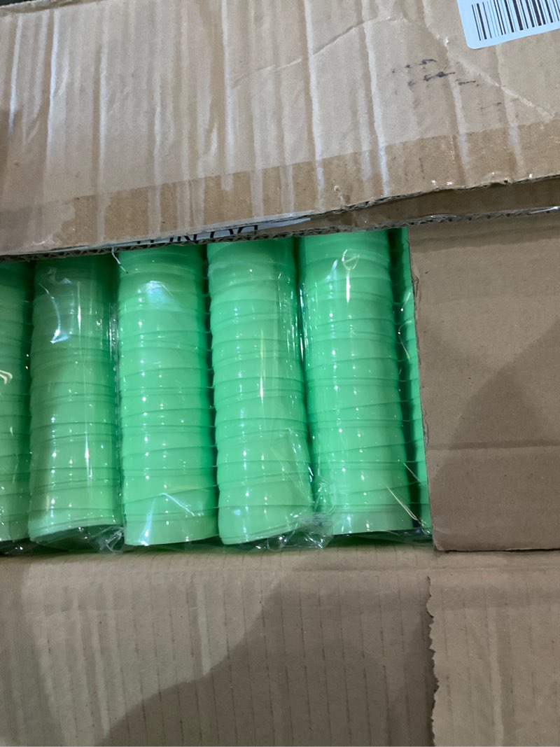 Condition photo showing As Is for 1000 pcs plastic easter eggs bulk, 2.4" empty pastel easter eggs fillable for easter hunt, basket stuffers fillers, classroom prizes, party favors supplies decoration