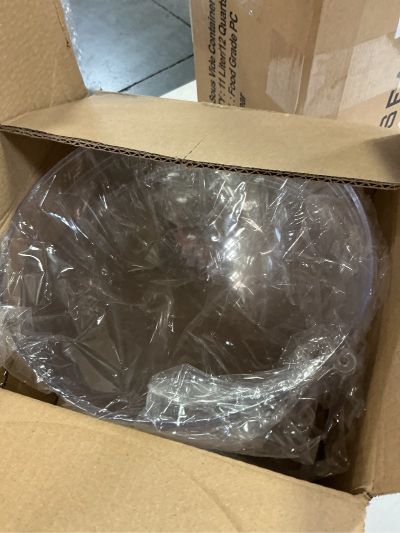 Condition photo showing Good Condition for acrylic hollow ball, clear plastic fillable ornaments ball, diy clear plastic balls for new years present,xmas tree,home decoration,wedding,party (25cm/9.84inch,2pcs)