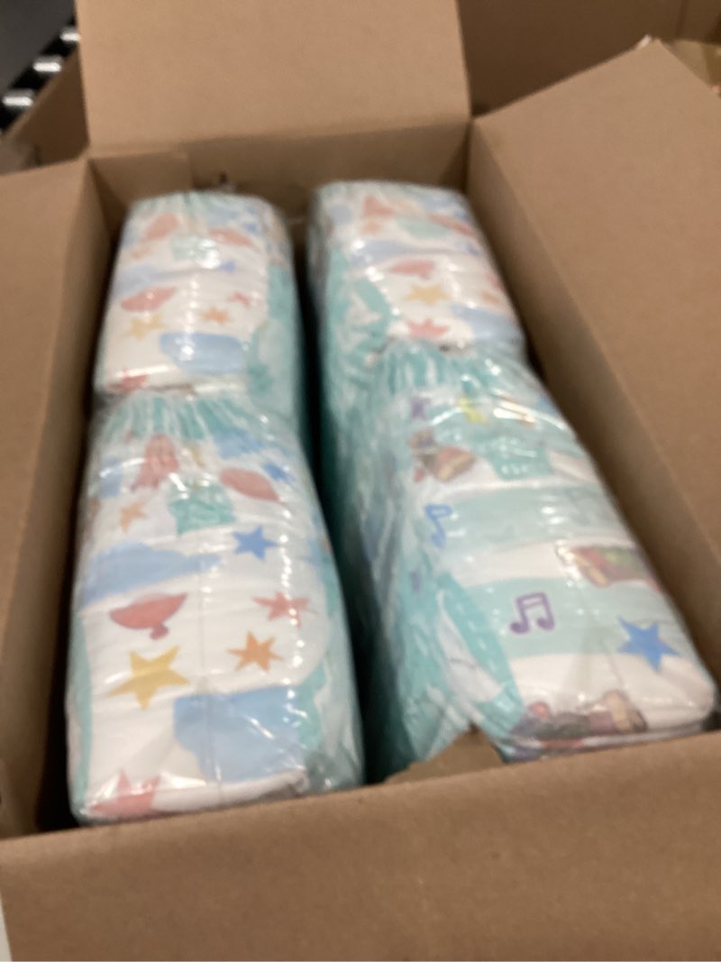 Condition photo showing New/Like New for pampers training pants - easy ups boys & girls bluey - size 4t-5t, 104 count, children's potty underwear (packaging may vary) 4t-5t 104