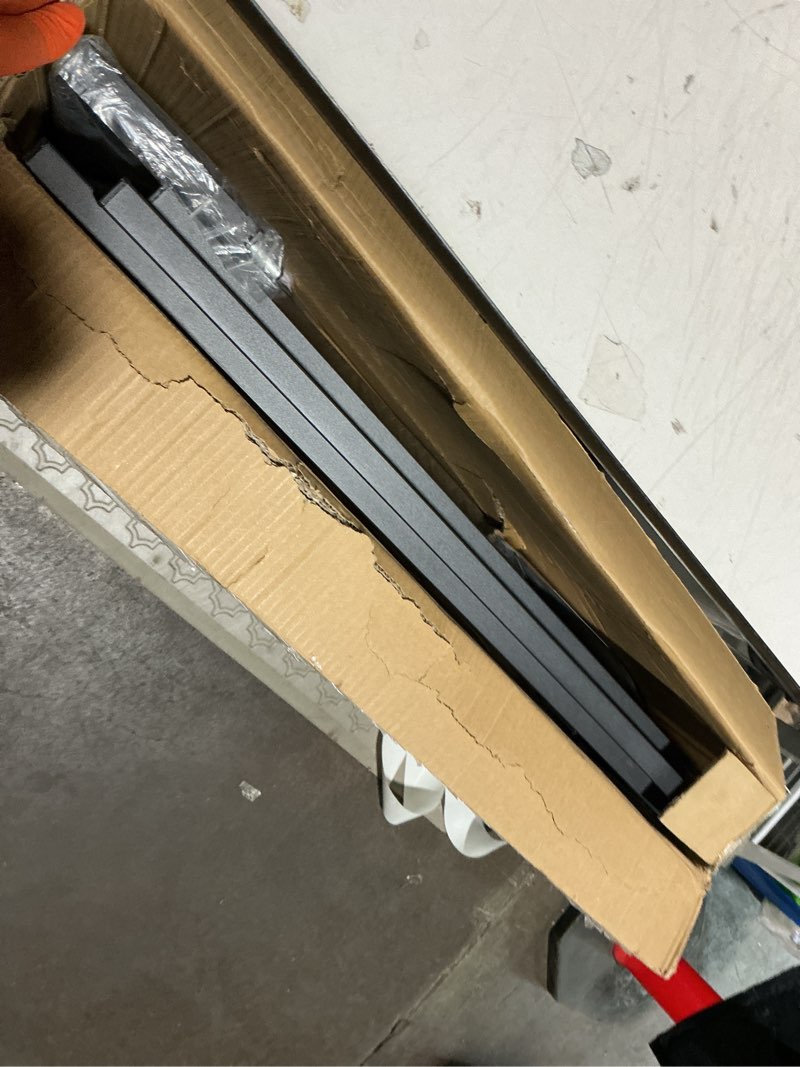 Condition photo showing Good Condition for dearbb triple lock baby gate for stairs doorways and house 31" to 86" extra wide pressure mounted easy walk through auto close safety pet gate black 76.77-86.22"