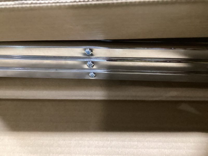 Condition photo showing Good Condition for Amazon Basics Foldable Portable Laundry Drying Rack for Indoor Air Drying Clothing, 14.5 x 29.5 x 41.8 inches (LxWxH), Chrome Silver