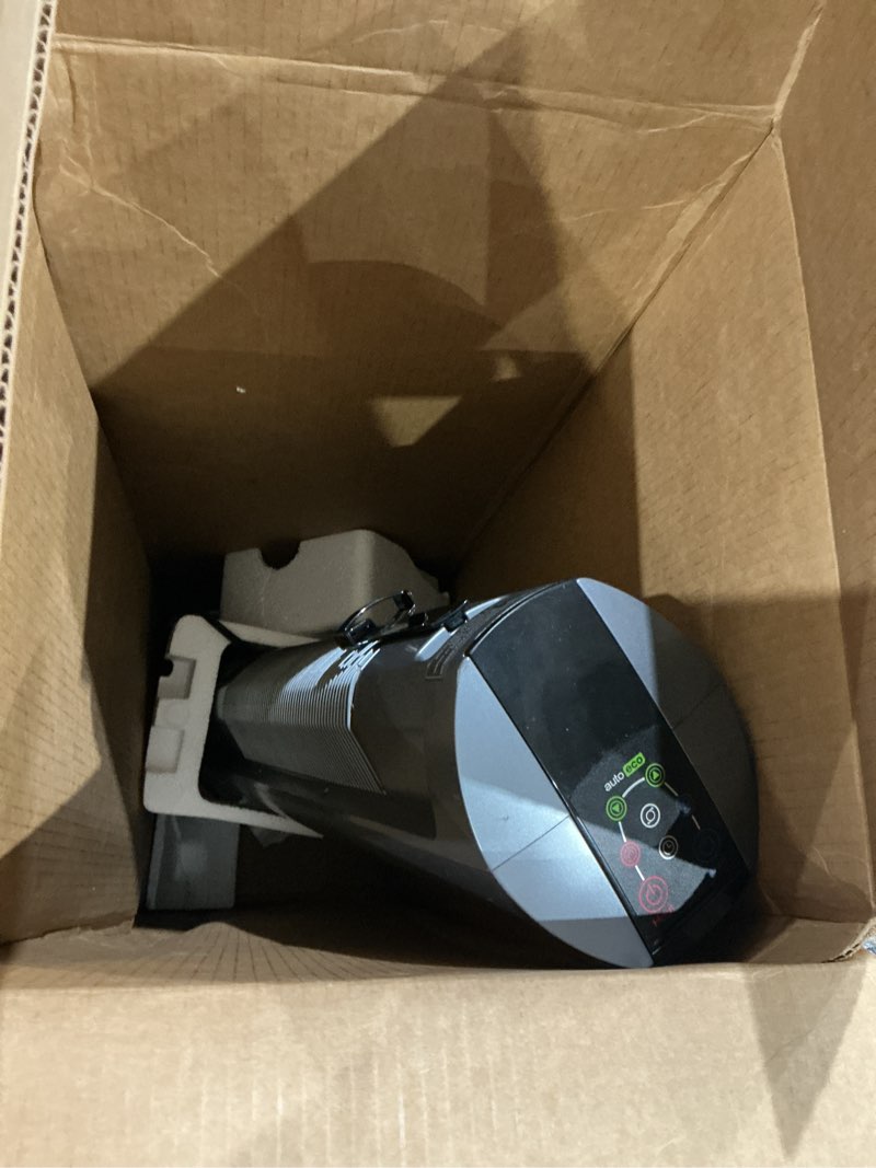 Condition photo showing As Is for lasko oscillating all season tower fan and space heater in one for home with adjustable thermostat, overheat protection, 4 fan speeds, 3 heat settings and remote, 42 inches, 1500w, white, fh500 black white
