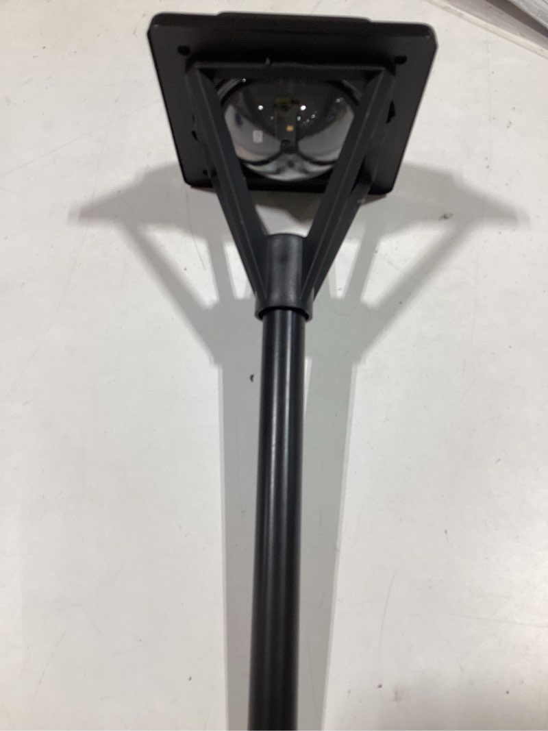 Condition photo showing As Is for solar walkway light for outdoor use, single light only