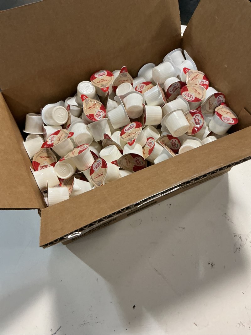 Condition photo showing New/Like New for (Best if used by: NOV/2026)Coffee-Mate The Original Single Serve Liquid Creamer-0.375 fl oz.