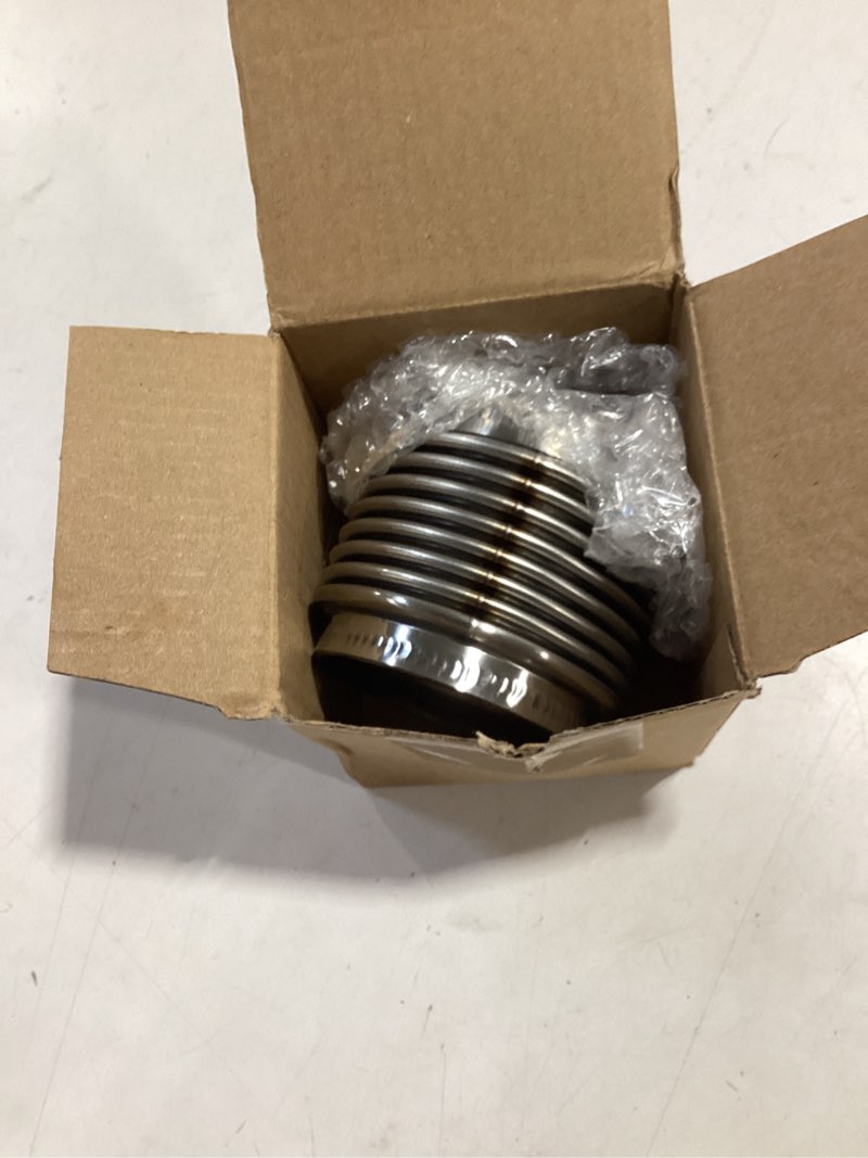 Condition photo showing Good Condition for 2.5" id exhaust flex bellows, 100% stainless ss304, 2.5" long flex joints & connectors (1pc) 2.5 inch