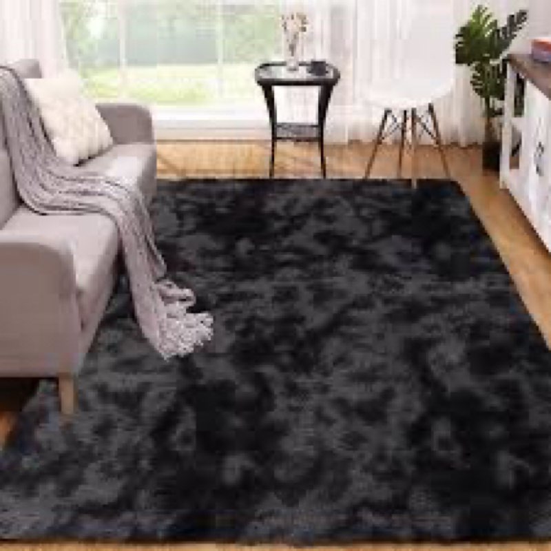 Large Plush Shaggy Rug High Pile Fluffy Rug for Living Room, Big Plush Non-Skid Shag Carpet, Soft Sh