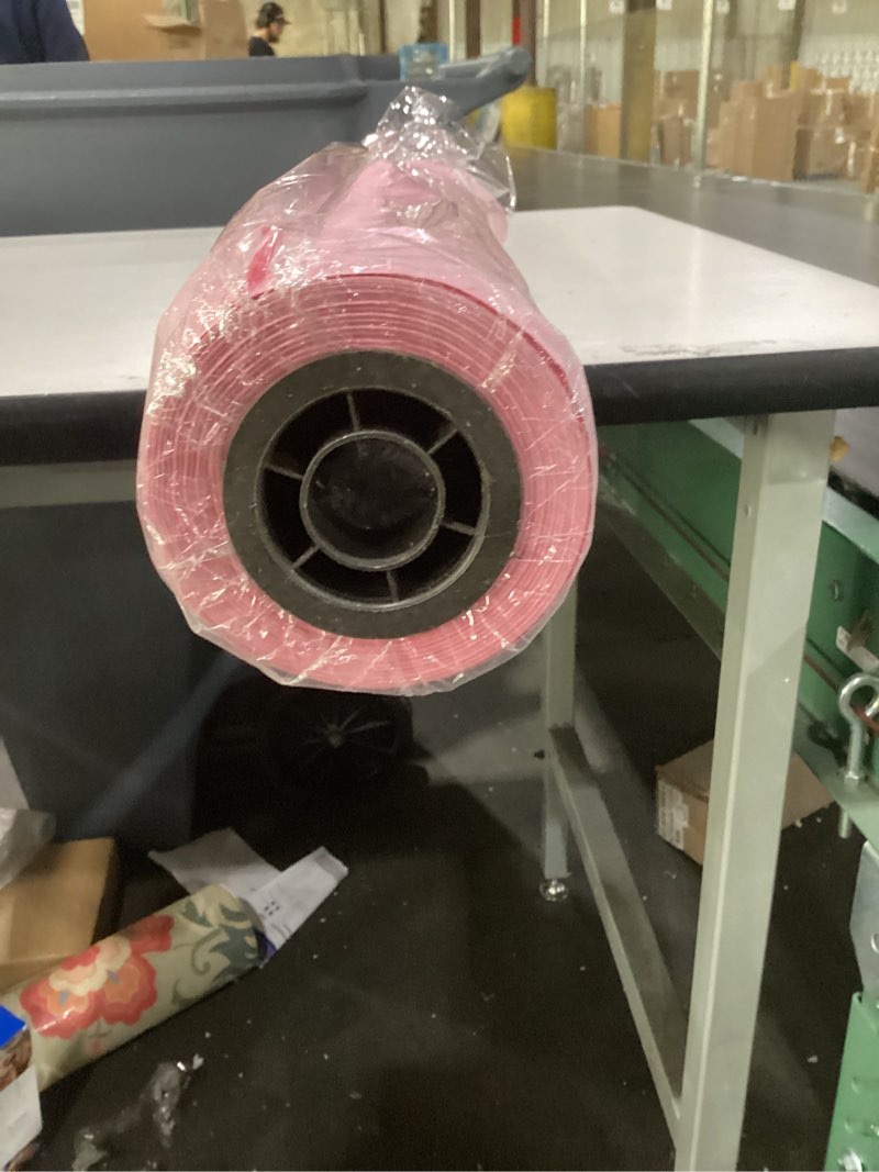 Condition photo showing As Is for RUSPEPA Pink Kraft Paper Roll - 36 inches x 100 feet - Recyclable Paper Perfect for Easter Wrapping,