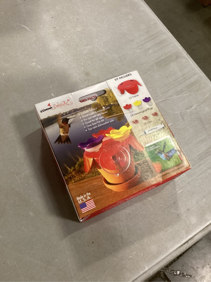 Condition photo showing New/Like New for ZUMMR Hummingbird Ring Feeder Starter Kit