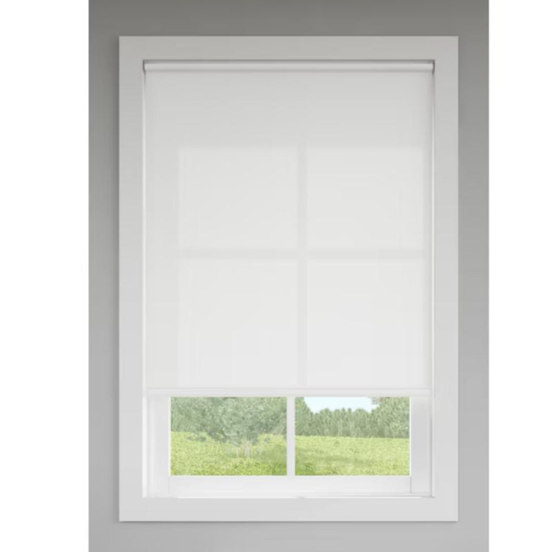 Levolor Kirsch LEVOLOR 55-In X 72-In White Light Filtering Cordless Roller Shade Item #1125552 Model #2043270