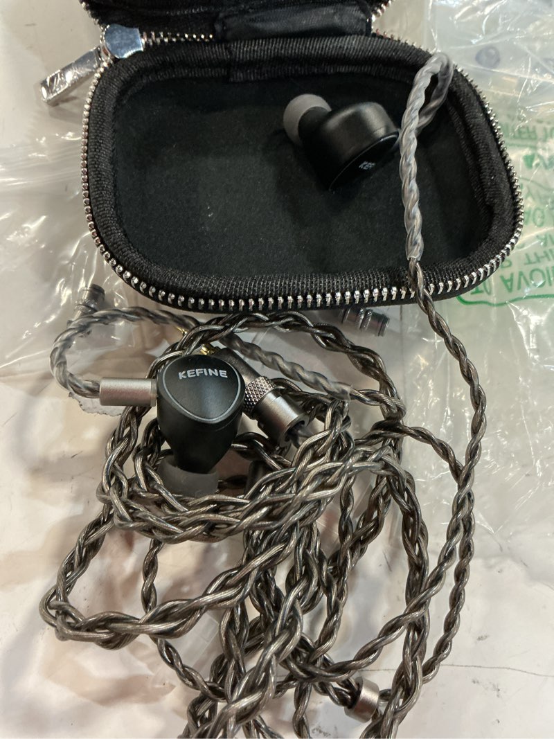 Condition photo showing As Is for bgvp ns10 pro hi-res audio hybrid driver earphones, 8ba + 2dd in-ear monitor, 3-way crossover hifi wired earbuds with interchangeable filters, aluminum shell iems headphones for audiophile (grey)